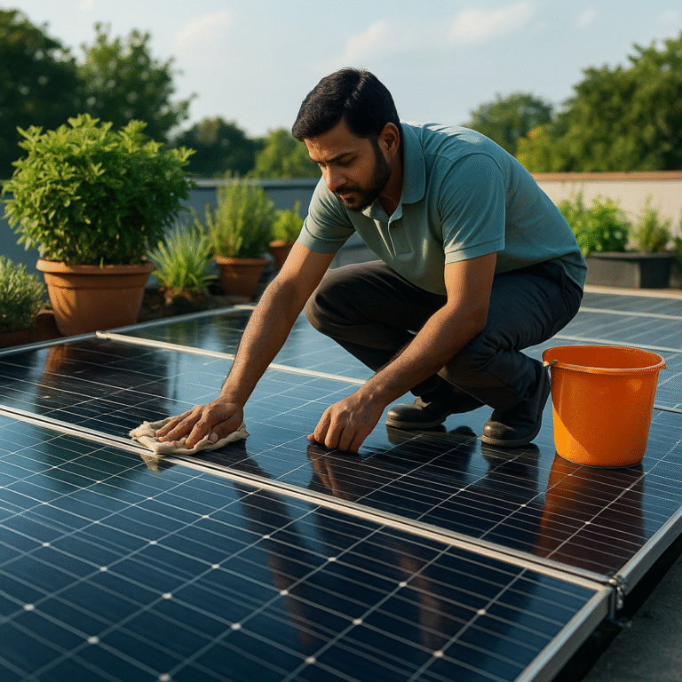 Solar Panel Ki Dekhbhal कैसे करें? – लंबे समय तक चलने के लिए ज़रूरी टिप्स