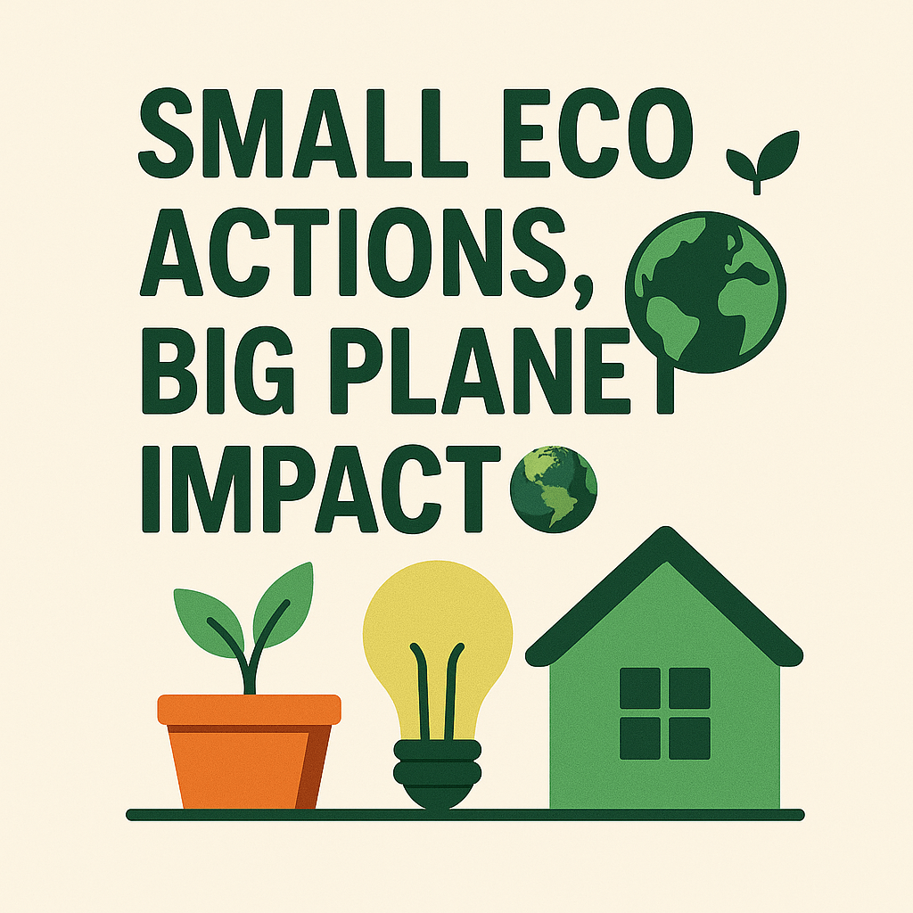 Small eco action Big planet impact