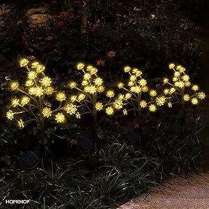 Homehop Solar Decorative Flower Lamp
